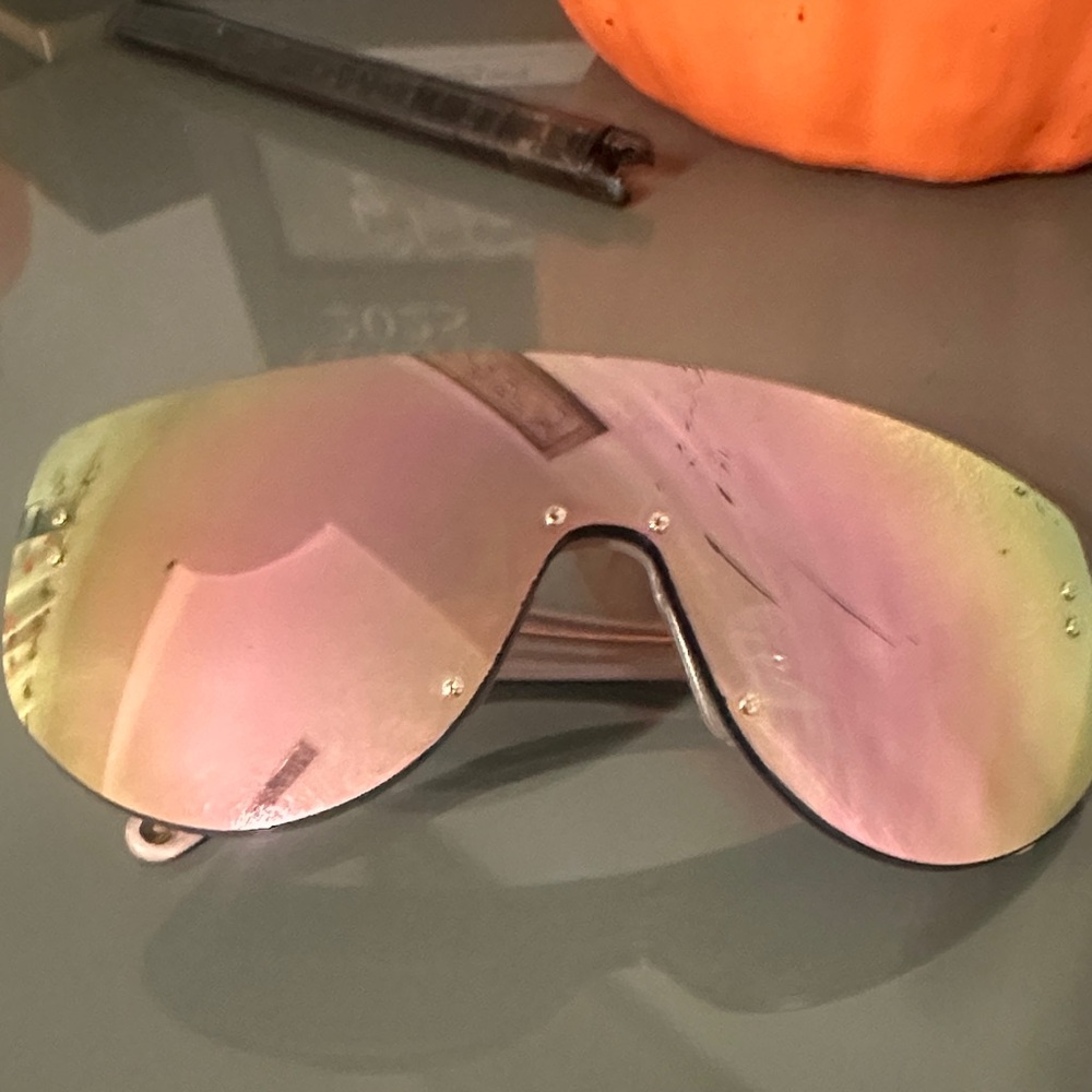 Iridescent Oversized Sunglasses